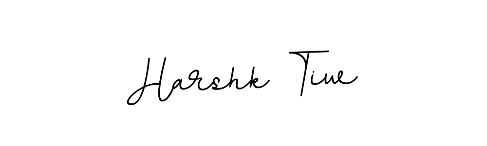 It looks lik you need a new signature style for name Harshk Tiw. Design unique handwritten (BallpointsItalic-DORy9) signature with our free signature maker in just a few clicks. Harshk Tiw signature style 11 images and pictures png
