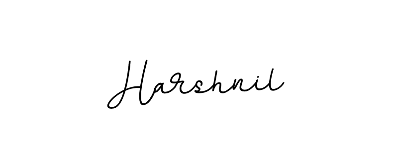 You should practise on your own different ways (BallpointsItalic-DORy9) to write your name (Harshnil) in signature. don't let someone else do it for you. Harshnil signature style 11 images and pictures png