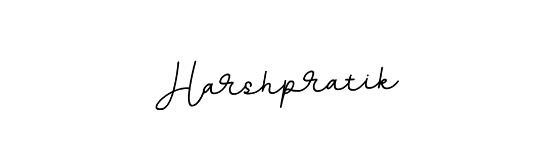 Design your own signature with our free online signature maker. With this signature software, you can create a handwritten (BallpointsItalic-DORy9) signature for name Harshpratik. Harshpratik signature style 11 images and pictures png