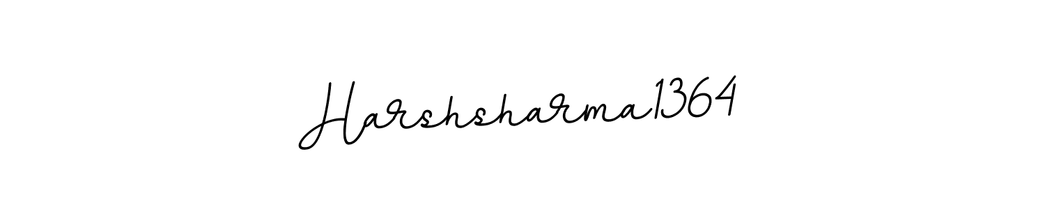 Design your own signature with our free online signature maker. With this signature software, you can create a handwritten (BallpointsItalic-DORy9) signature for name Harshsharma1364. Harshsharma1364 signature style 11 images and pictures png