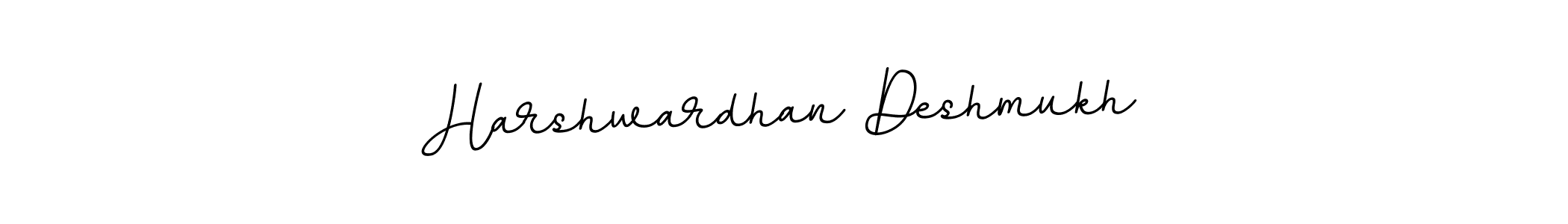 Make a beautiful signature design for name Harshwardhan Deshmukh. With this signature (BallpointsItalic-DORy9) style, you can create a handwritten signature for free. Harshwardhan Deshmukh signature style 11 images and pictures png