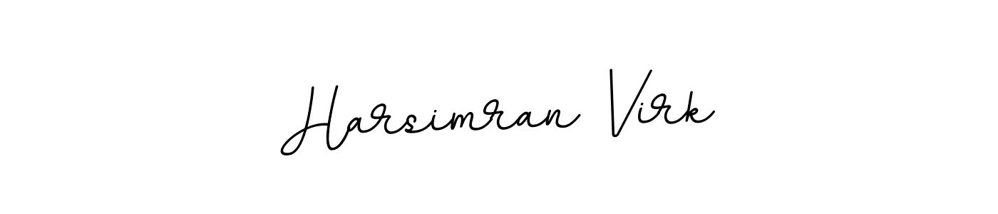 Use a signature maker to create a handwritten signature online. With this signature software, you can design (BallpointsItalic-DORy9) your own signature for name Harsimran Virk. Harsimran Virk signature style 11 images and pictures png