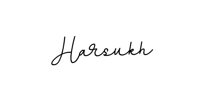 Design your own signature with our free online signature maker. With this signature software, you can create a handwritten (BallpointsItalic-DORy9) signature for name Harsukh. Harsukh signature style 11 images and pictures png