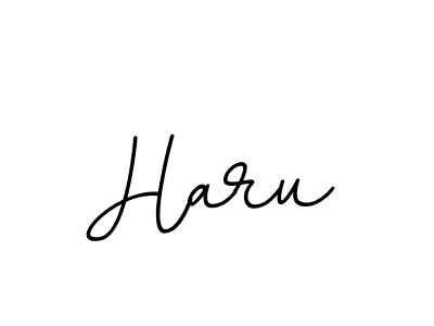 Also we have Haru name is the best signature style. Create professional handwritten signature collection using BallpointsItalic-DORy9 autograph style. Haru signature style 11 images and pictures png