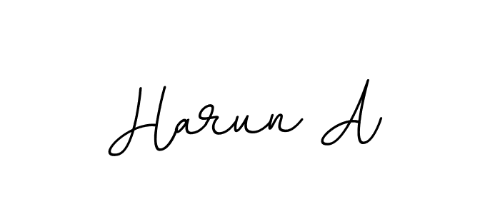 How to make Harun A signature? BallpointsItalic-DORy9 is a professional autograph style. Create handwritten signature for Harun A name. Harun A signature style 11 images and pictures png