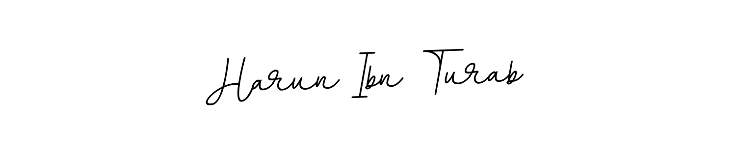 This is the best signature style for the Harun Ibn Turab name. Also you like these signature font (BallpointsItalic-DORy9). Mix name signature. Harun Ibn Turab signature style 11 images and pictures png