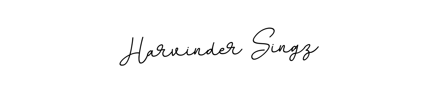 The best way (BallpointsItalic-DORy9) to make a short signature is to pick only two or three words in your name. The name Harvinder Singz include a total of six letters. For converting this name. Harvinder Singz signature style 11 images and pictures png
