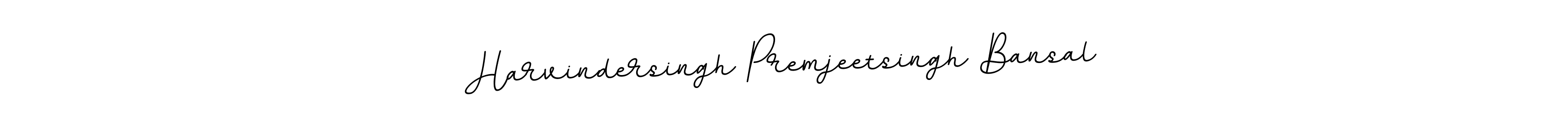 Harvindersingh Premjeetsingh Bansal stylish signature style. Best Handwritten Sign (BallpointsItalic-DORy9) for my name. Handwritten Signature Collection Ideas for my name Harvindersingh Premjeetsingh Bansal. Harvindersingh Premjeetsingh Bansal signature style 11 images and pictures png