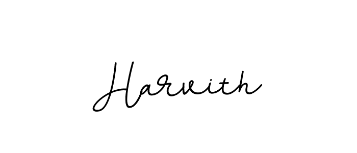 Create a beautiful signature design for name Harvith. With this signature (BallpointsItalic-DORy9) fonts, you can make a handwritten signature for free. Harvith signature style 11 images and pictures png