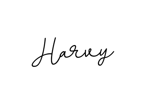 Design your own signature with our free online signature maker. With this signature software, you can create a handwritten (BallpointsItalic-DORy9) signature for name Harvy. Harvy signature style 11 images and pictures png