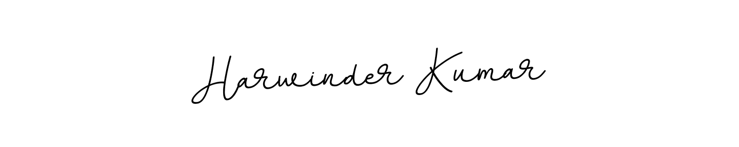 Use a signature maker to create a handwritten signature online. With this signature software, you can design (BallpointsItalic-DORy9) your own signature for name Harwinder Kumar. Harwinder Kumar signature style 11 images and pictures png