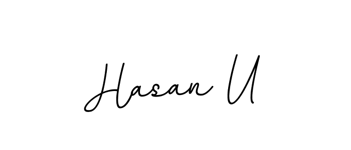 Similarly BallpointsItalic-DORy9 is the best handwritten signature design. Signature creator online .You can use it as an online autograph creator for name Hasan U. Hasan U signature style 11 images and pictures png