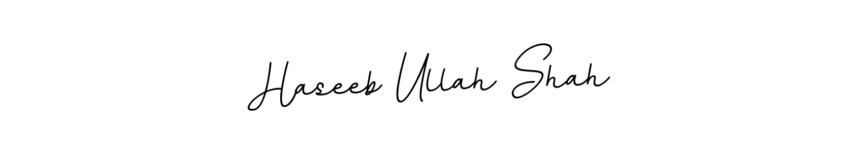 How to make Haseeb Ullah Shah name signature. Use BallpointsItalic-DORy9 style for creating short signs online. This is the latest handwritten sign. Haseeb Ullah Shah signature style 11 images and pictures png