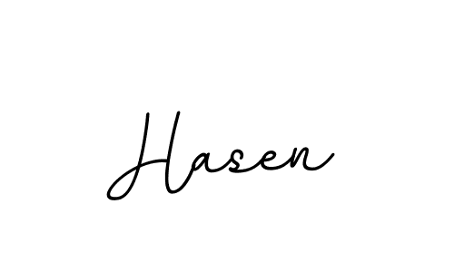 How to make Hasen signature? BallpointsItalic-DORy9 is a professional autograph style. Create handwritten signature for Hasen name. Hasen signature style 11 images and pictures png