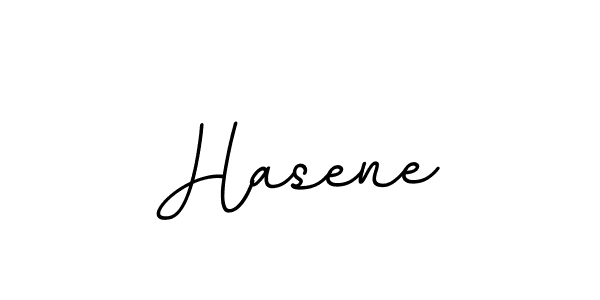Make a beautiful signature design for name Hasene. With this signature (BallpointsItalic-DORy9) style, you can create a handwritten signature for free. Hasene signature style 11 images and pictures png