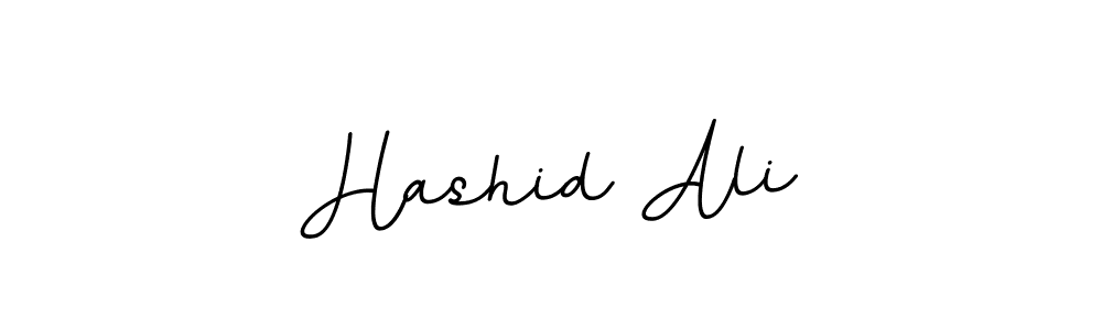Create a beautiful signature design for name Hashid Ali. With this signature (BallpointsItalic-DORy9) fonts, you can make a handwritten signature for free. Hashid Ali signature style 11 images and pictures png