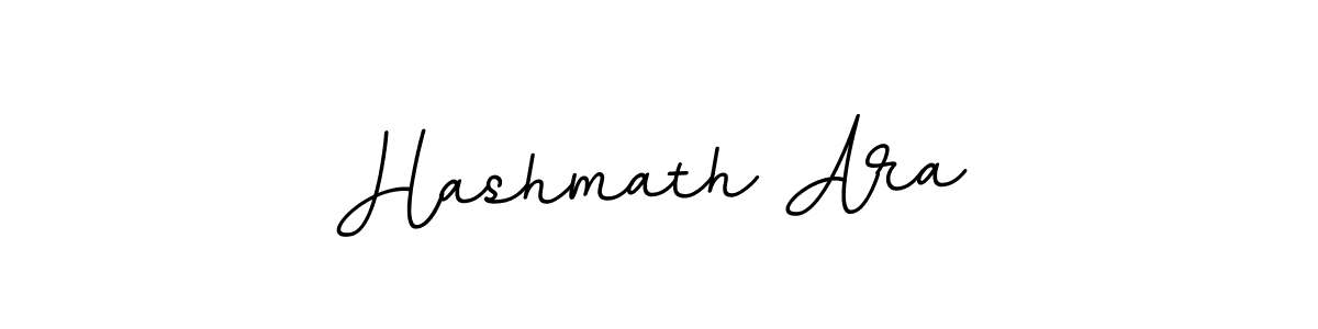 Make a beautiful signature design for name Hashmath Ara. With this signature (BallpointsItalic-DORy9) style, you can create a handwritten signature for free. Hashmath Ara signature style 11 images and pictures png