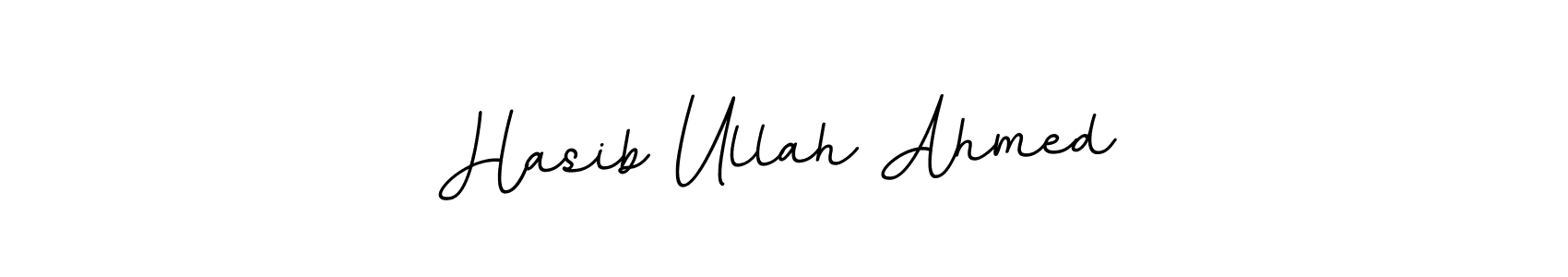 You should practise on your own different ways (BallpointsItalic-DORy9) to write your name (Hasib Ullah Ahmed) in signature. don't let someone else do it for you. Hasib Ullah Ahmed signature style 11 images and pictures png