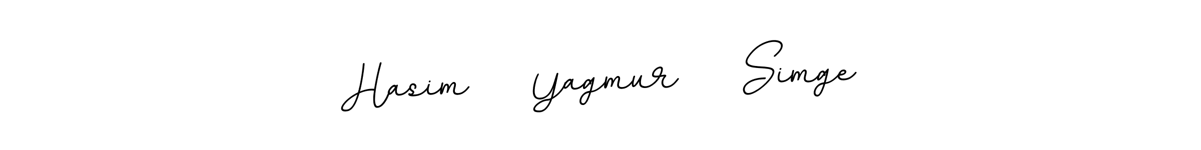 Make a beautiful signature design for name Hasim    Yagmur    Simge. Use this online signature maker to create a handwritten signature for free. Hasim    Yagmur    Simge signature style 11 images and pictures png