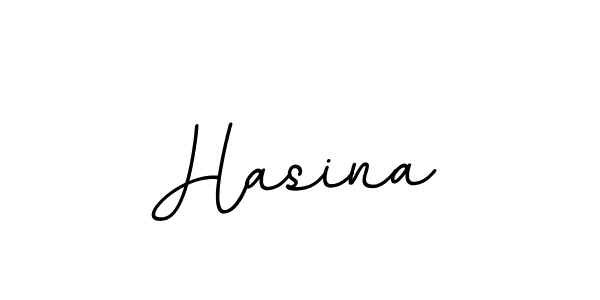 Make a beautiful signature design for name Hasina. With this signature (BallpointsItalic-DORy9) style, you can create a handwritten signature for free. Hasina signature style 11 images and pictures png