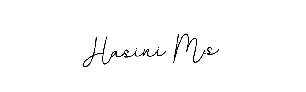 Also we have Hasini M.s name is the best signature style. Create professional handwritten signature collection using BallpointsItalic-DORy9 autograph style. Hasini M.s signature style 11 images and pictures png