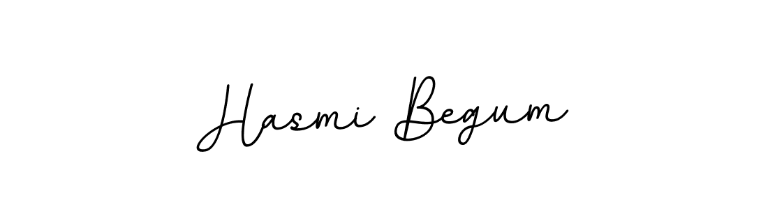 You should practise on your own different ways (BallpointsItalic-DORy9) to write your name (Hasmi Begum) in signature. don't let someone else do it for you. Hasmi Begum signature style 11 images and pictures png