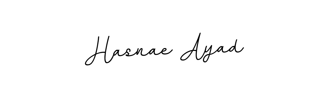 Also we have Hasnae Ayad name is the best signature style. Create professional handwritten signature collection using BallpointsItalic-DORy9 autograph style. Hasnae Ayad signature style 11 images and pictures png