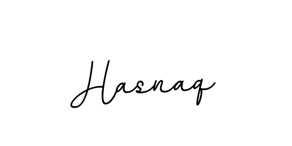 Use a signature maker to create a handwritten signature online. With this signature software, you can design (BallpointsItalic-DORy9) your own signature for name Hasnaq. Hasnaq signature style 11 images and pictures png