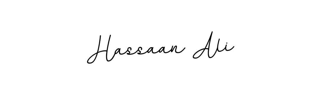You should practise on your own different ways (BallpointsItalic-DORy9) to write your name (Hassaan Ali) in signature. don't let someone else do it for you. Hassaan Ali signature style 11 images and pictures png
