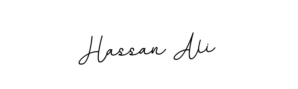 Use a signature maker to create a handwritten signature online. With this signature software, you can design (BallpointsItalic-DORy9) your own signature for name Hassan Ali. Hassan Ali signature style 11 images and pictures png