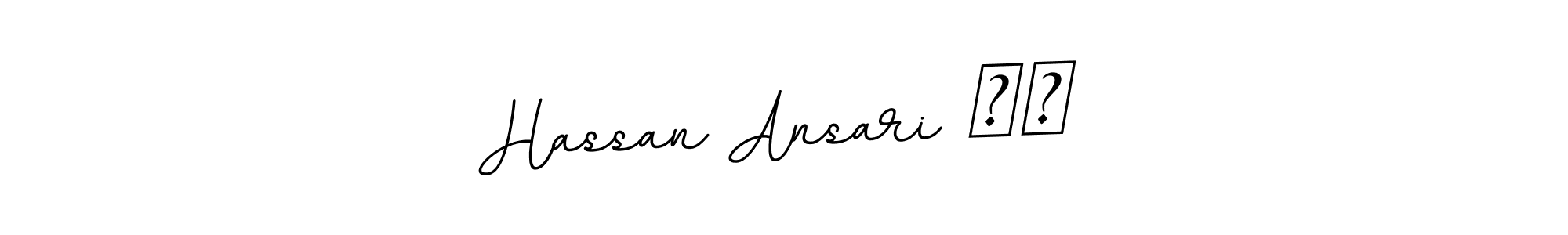 Make a beautiful signature design for name Hassan Ansari ♥️. Use this online signature maker to create a handwritten signature for free. Hassan Ansari ♥️ signature style 11 images and pictures png