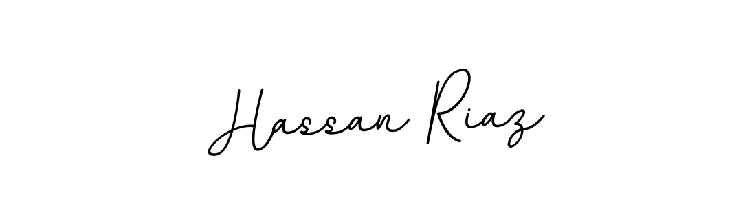 Design your own signature with our free online signature maker. With this signature software, you can create a handwritten (BallpointsItalic-DORy9) signature for name Hassan Riaz. Hassan Riaz signature style 11 images and pictures png