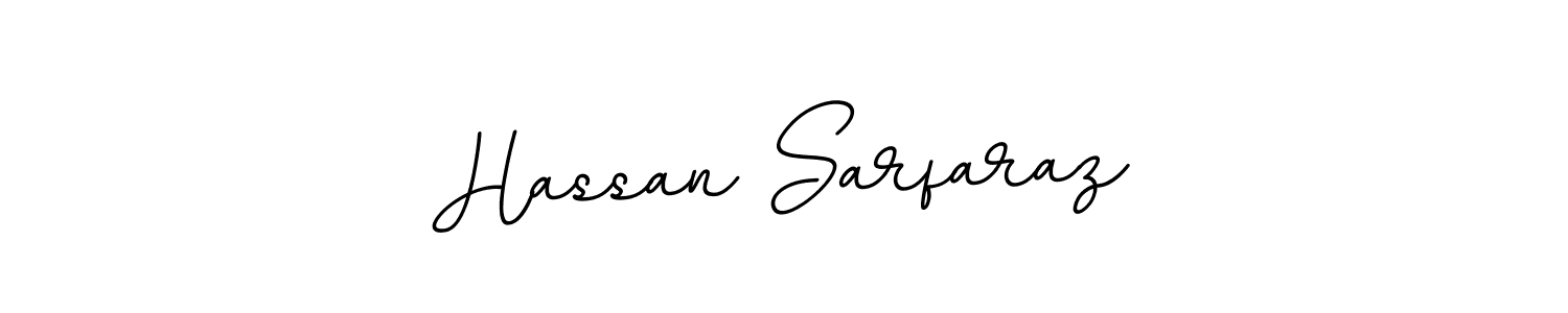 Create a beautiful signature design for name Hassan Sarfaraz. With this signature (BallpointsItalic-DORy9) fonts, you can make a handwritten signature for free. Hassan Sarfaraz signature style 11 images and pictures png