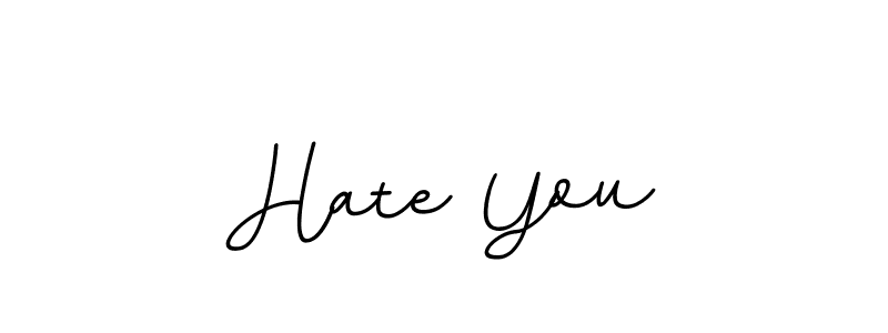 Create a beautiful signature design for name Hate You. With this signature (BallpointsItalic-DORy9) fonts, you can make a handwritten signature for free. Hate You signature style 11 images and pictures png