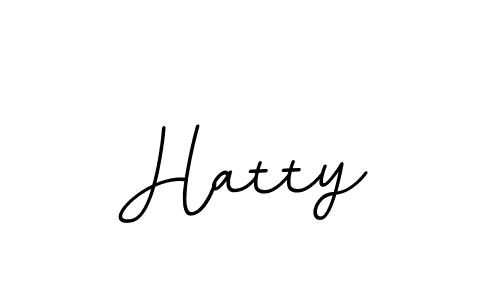 Hatty stylish signature style. Best Handwritten Sign (BallpointsItalic-DORy9) for my name. Handwritten Signature Collection Ideas for my name Hatty. Hatty signature style 11 images and pictures png