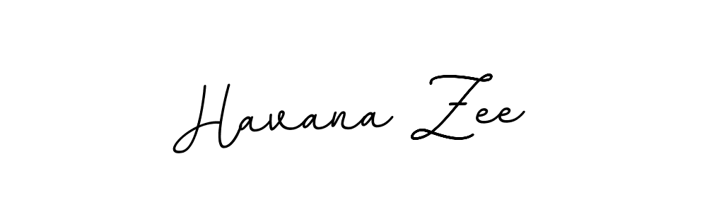 Make a beautiful signature design for name Havana Zee. With this signature (BallpointsItalic-DORy9) style, you can create a handwritten signature for free. Havana Zee signature style 11 images and pictures png