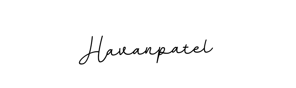 Make a beautiful signature design for name Havanpatel. With this signature (BallpointsItalic-DORy9) style, you can create a handwritten signature for free. Havanpatel signature style 11 images and pictures png