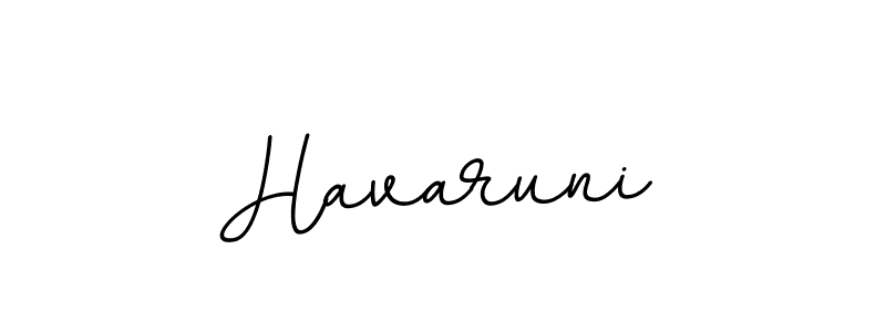 Make a beautiful signature design for name Havaruni. With this signature (BallpointsItalic-DORy9) style, you can create a handwritten signature for free. Havaruni signature style 11 images and pictures png