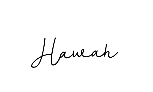 Use a signature maker to create a handwritten signature online. With this signature software, you can design (BallpointsItalic-DORy9) your own signature for name Hawah. Hawah signature style 11 images and pictures png