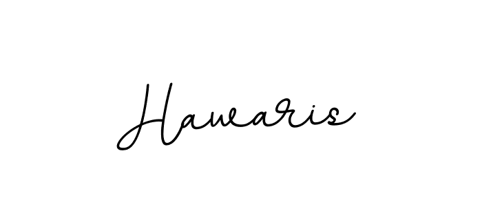 Make a beautiful signature design for name Hawaris. With this signature (BallpointsItalic-DORy9) style, you can create a handwritten signature for free. Hawaris signature style 11 images and pictures png