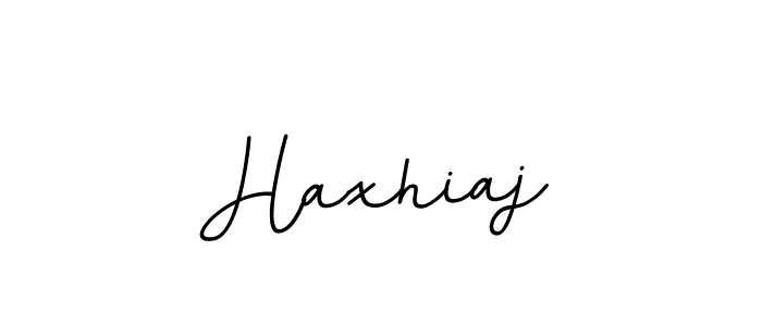 Use a signature maker to create a handwritten signature online. With this signature software, you can design (BallpointsItalic-DORy9) your own signature for name Haxhiaj. Haxhiaj signature style 11 images and pictures png