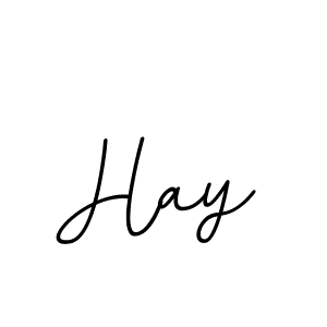 Design your own signature with our free online signature maker. With this signature software, you can create a handwritten (BallpointsItalic-DORy9) signature for name Hay. Hay signature style 11 images and pictures png