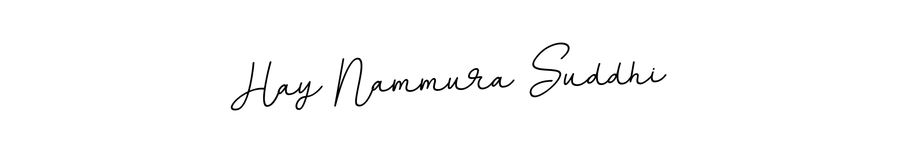 How to make Hay Nammura Suddhi name signature. Use BallpointsItalic-DORy9 style for creating short signs online. This is the latest handwritten sign. Hay Nammura Suddhi signature style 11 images and pictures png