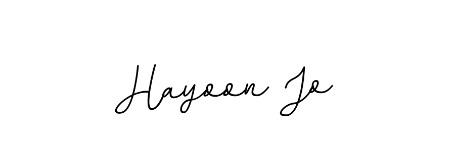 if you are searching for the best signature style for your name Hayoon Jo. so please give up your signature search. here we have designed multiple signature styles  using BallpointsItalic-DORy9. Hayoon Jo signature style 11 images and pictures png