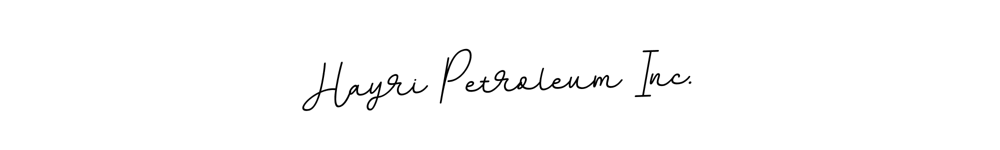 This is the best signature style for the Hayri Petroleum Inc. name. Also you like these signature font (BallpointsItalic-DORy9). Mix name signature. Hayri Petroleum Inc. signature style 11 images and pictures png