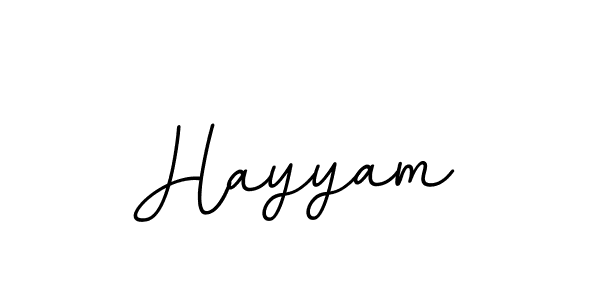 It looks lik you need a new signature style for name Hayyam. Design unique handwritten (BallpointsItalic-DORy9) signature with our free signature maker in just a few clicks. Hayyam signature style 11 images and pictures png