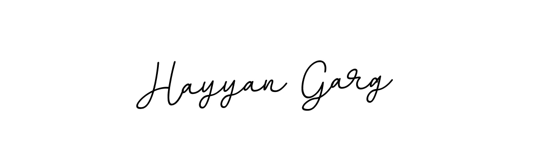 The best way (BallpointsItalic-DORy9) to make a short signature is to pick only two or three words in your name. The name Hayyan Garg include a total of six letters. For converting this name. Hayyan Garg signature style 11 images and pictures png