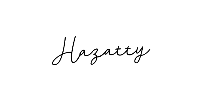 Hazatty stylish signature style. Best Handwritten Sign (BallpointsItalic-DORy9) for my name. Handwritten Signature Collection Ideas for my name Hazatty. Hazatty signature style 11 images and pictures png