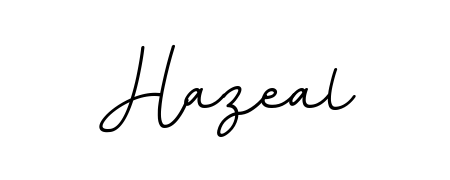 Elevate your brand with a stunning Hazeal eSignature. The BallpointsItalic-DORy9 style provides a balanced, flowing aesthetic for everyday signing. Hazeal signature style 11 images and pictures png