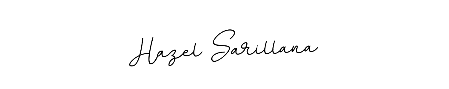 Make a beautiful signature design for name Hazel Sarillana. With this signature (BallpointsItalic-DORy9) style, you can create a handwritten signature for free. Hazel Sarillana signature style 11 images and pictures png